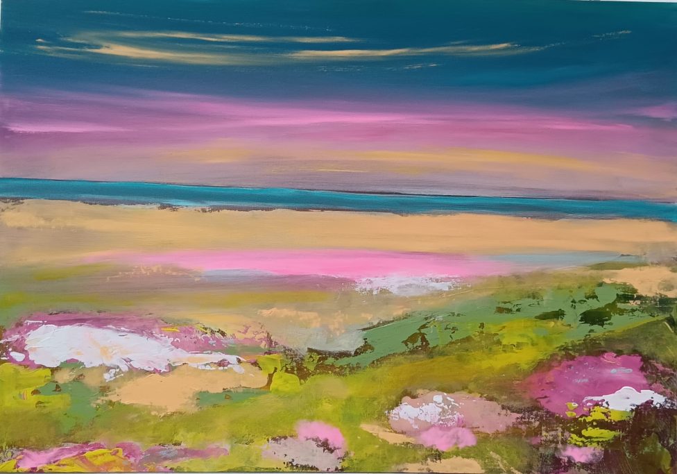 The land between the sky and the sea